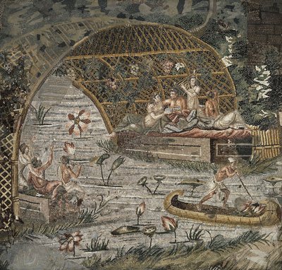 Nile Mosaic by Unbekannt Unbekannt